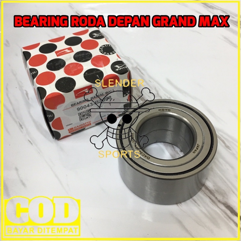 BEARING SET DEPAN DAN BELAKANG GRAND MAX LUXIO - LAHAR GRAN MAX LUXIO