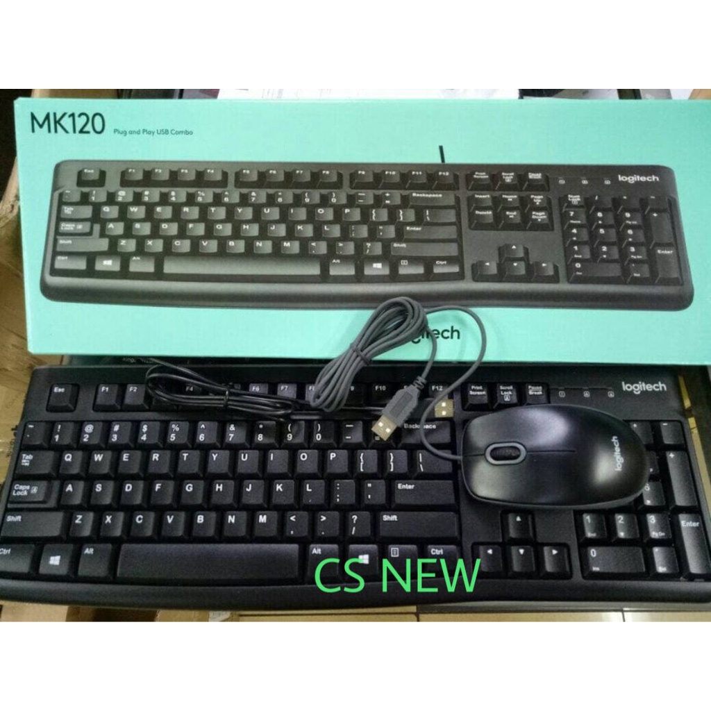 Logitech MK120 Combo Keyboard USB &amp; Mouse