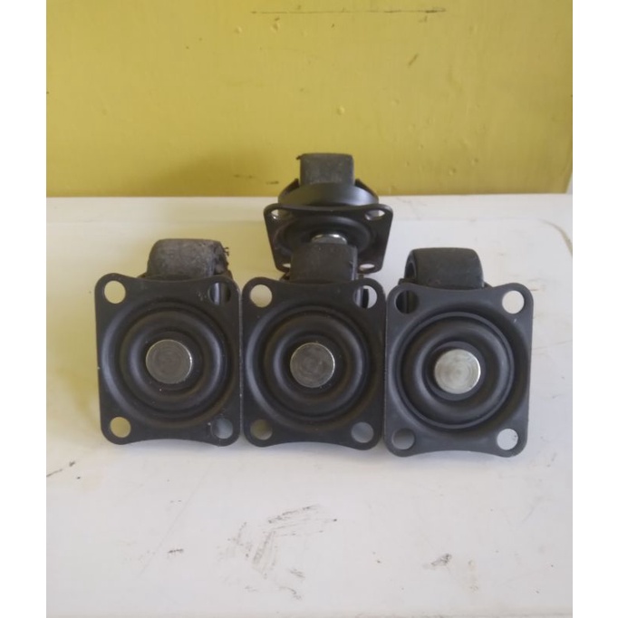 Roda Lot 4Pcs bekas copotan mesin Potocopy dimensi pada Gambar