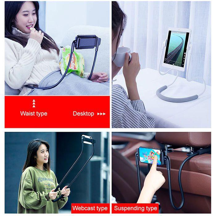 Baseus Lazypod Leher dan Pinggang Lazy Neck - Phone Holder Cell Stand