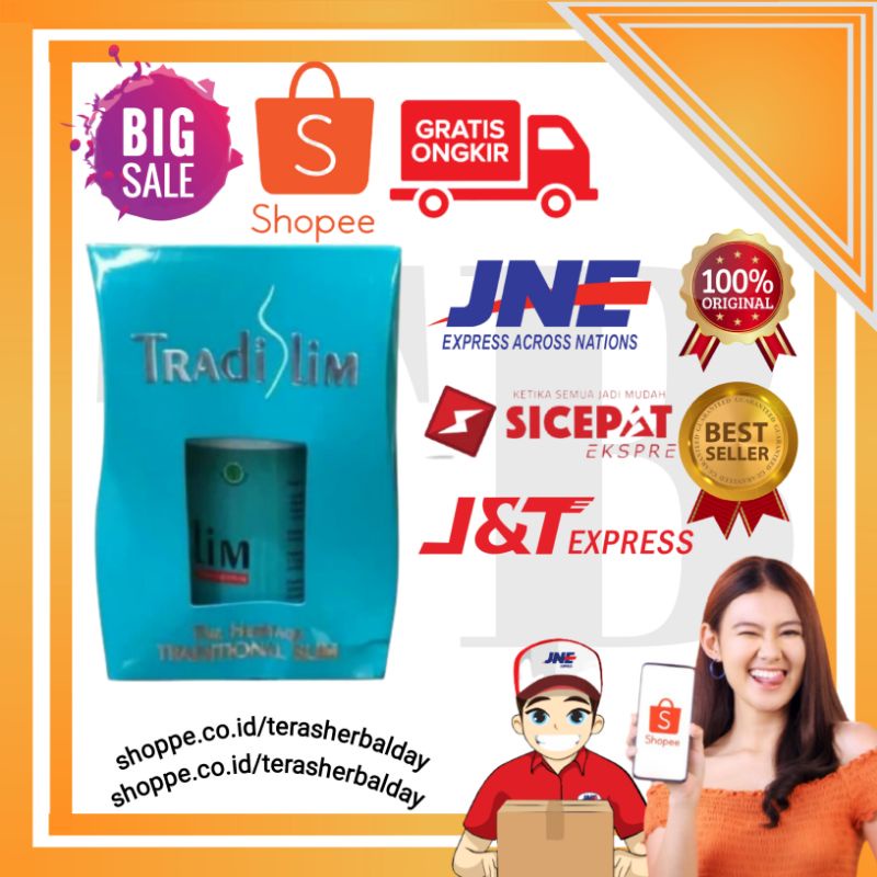 TRADISLIM ASLI PELANGSING DIET TUBUH 100% ORIGINAL OBAT PELANGSING BADAN