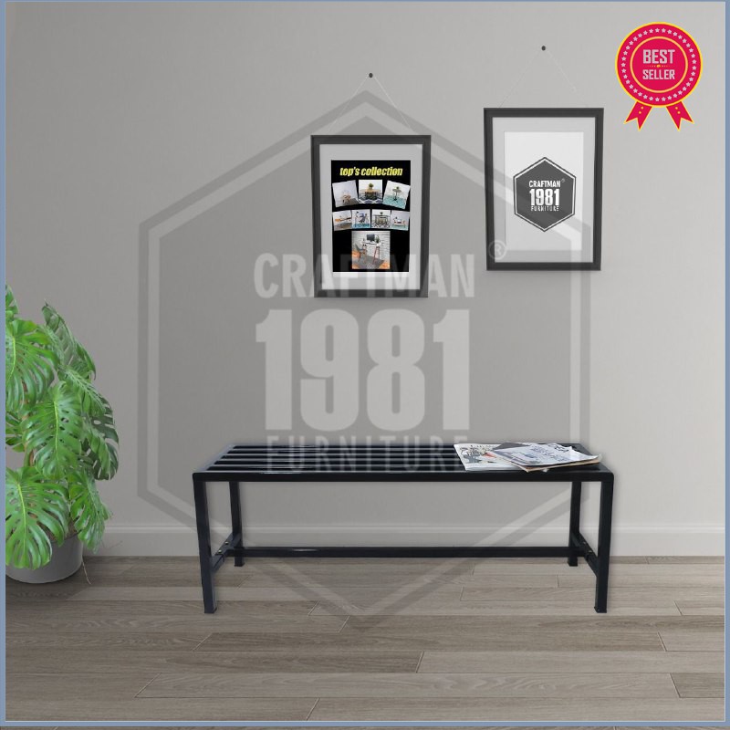 Kursi Panjang Ruang Tunggu Ruang Tamu 120x30 Besi Murah Minimalis