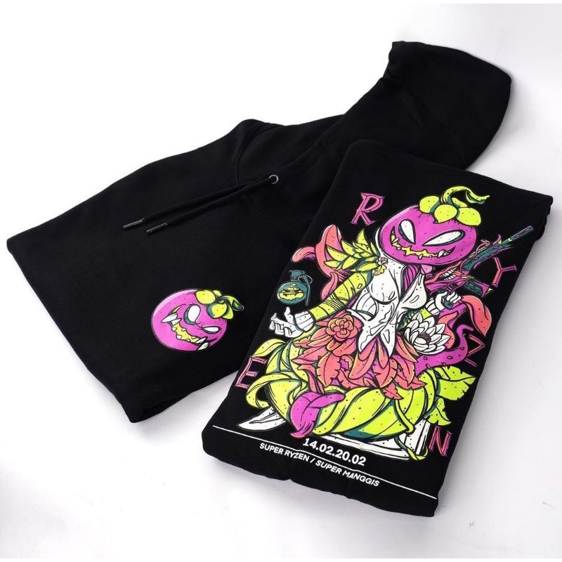 SUPER RYZEN UNIVERSE HOODIE  "FOREST ELF"  BRAND  BTR RYZEN PLAYER PUBG MOBILE