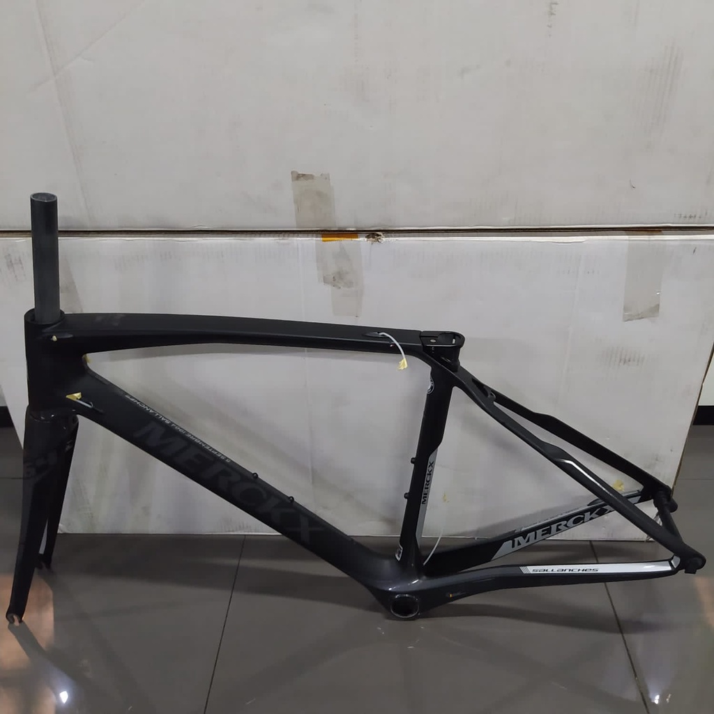 Frame RoadBike Eddy Merckx Sallanches 64 Black/Grey U Brake Frame Set ORIGINAL Size S