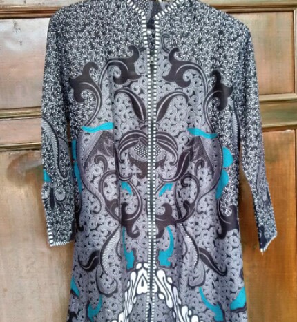 Tunik Batik Zipper Terbaru 01