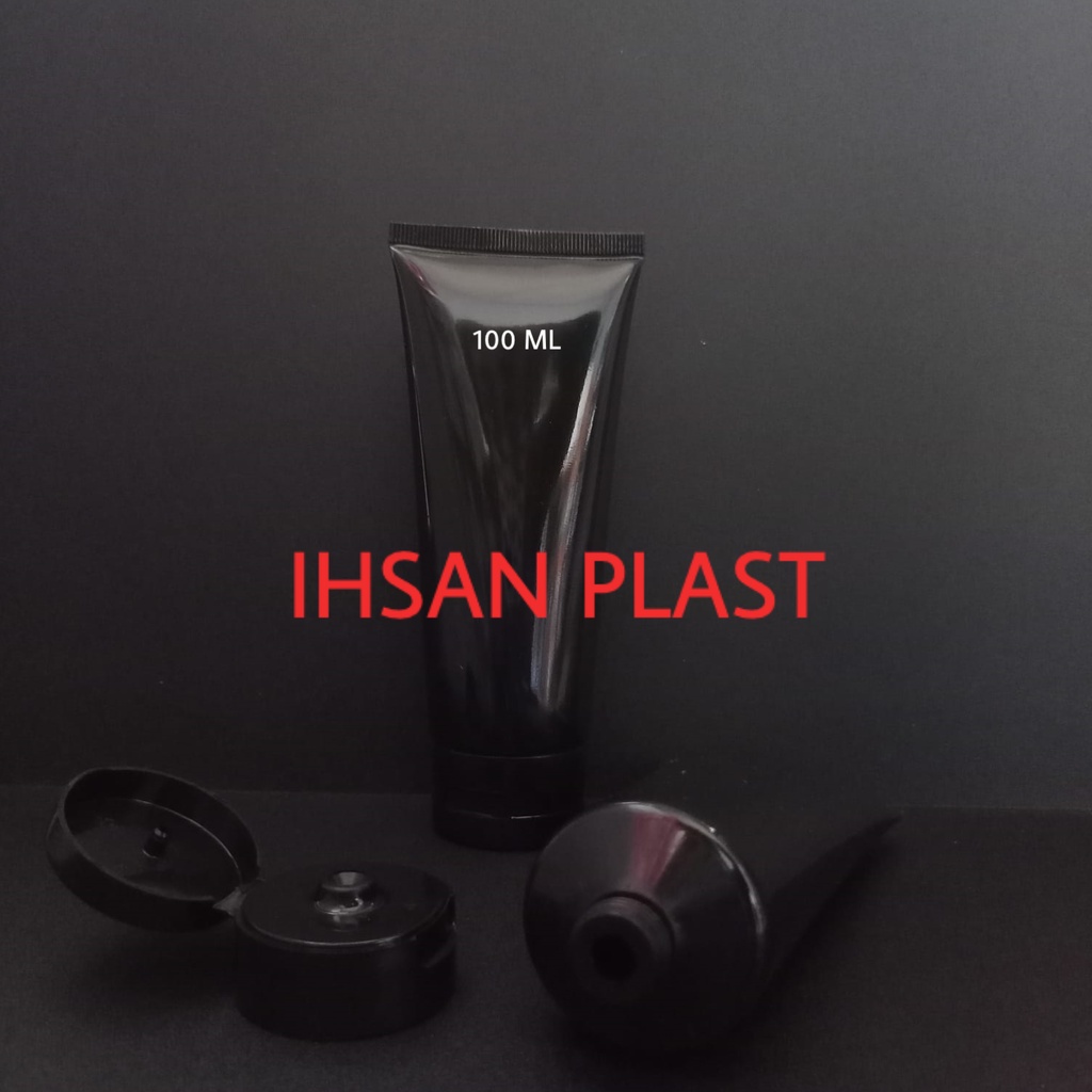 TUBE 100 ML HITAM FLIPTOP