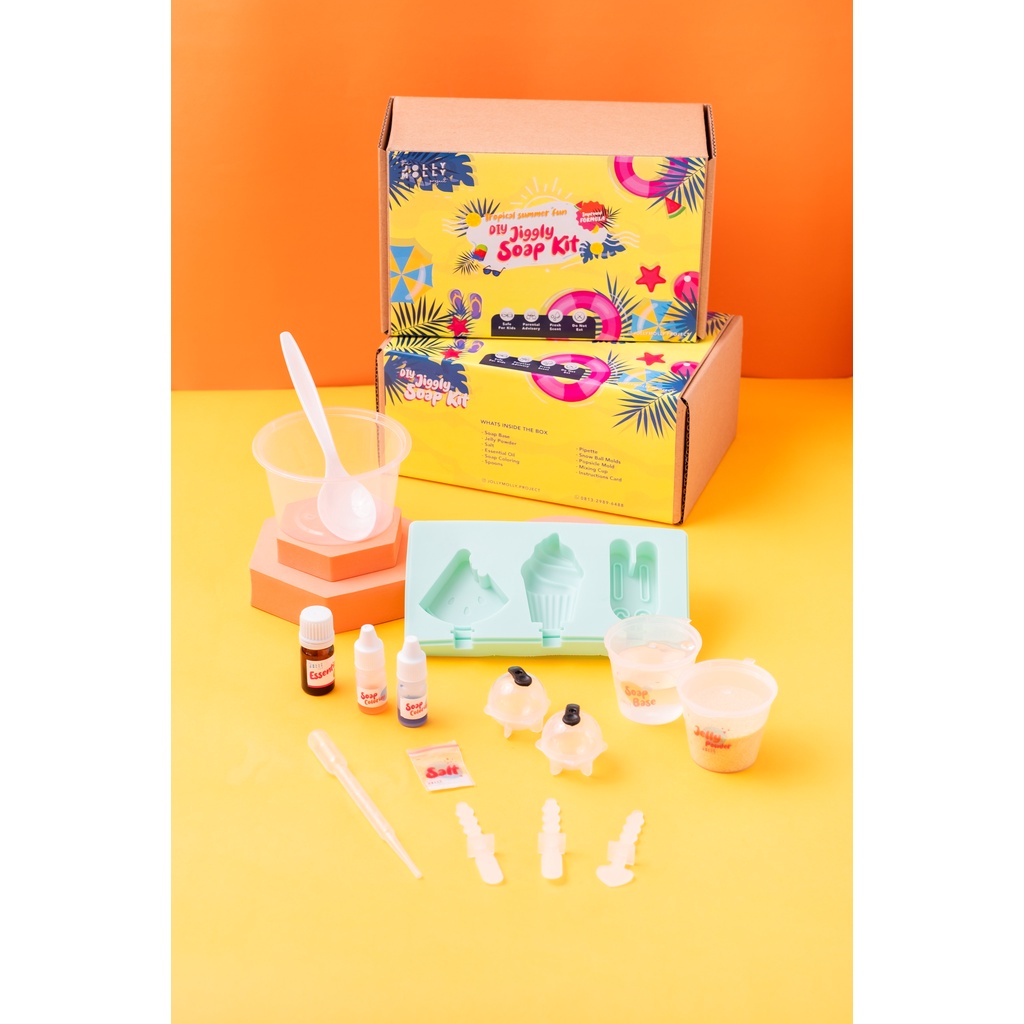 DIY Jiggly Soap Tropical Summer Kit