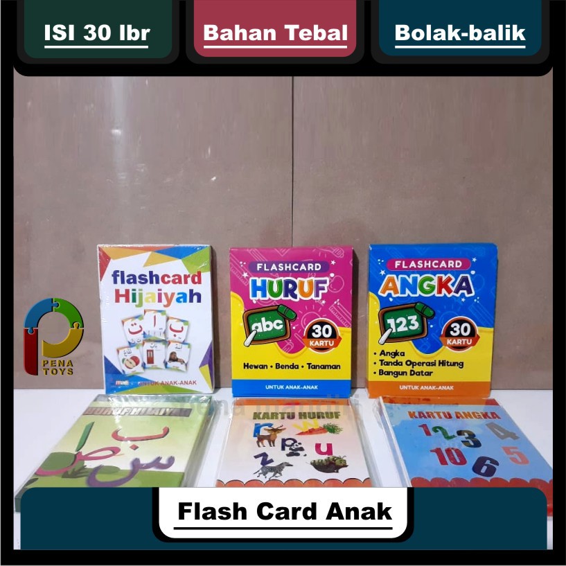 Jual Flashcard Flash Card Kartu Pintar Belajar Mainan Edukasi Bayi ...