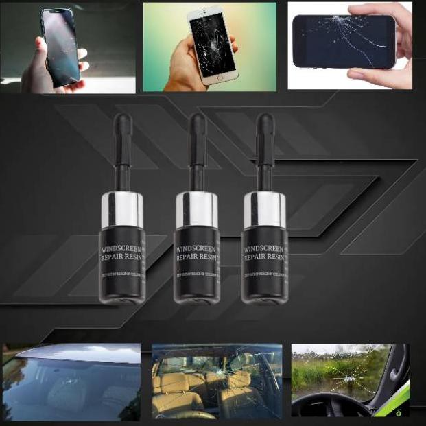 LEM KACA MOBIL ANTI RETAK WINDSHIELD REPAIR KIT [SWEETSPACE]