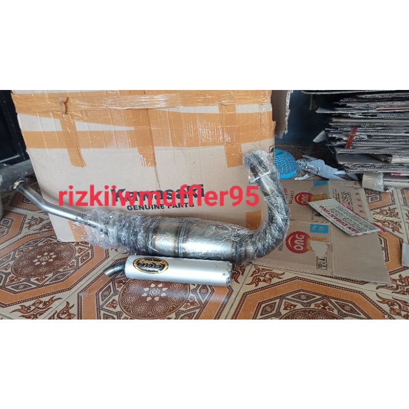 knalpot BSS ninja plat buat motor ninja R RR SS suara garing kemrincing harga sangat terjangkau kual