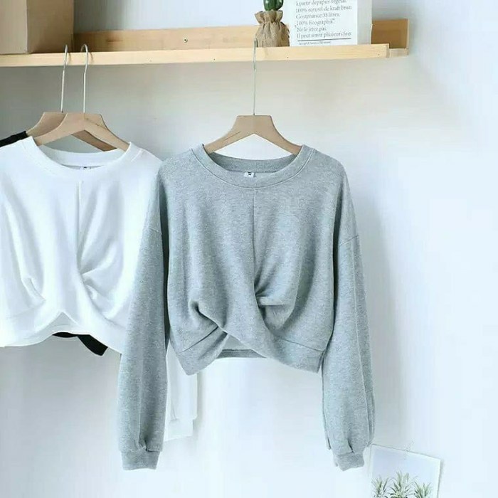 BEFAST - ZEC Sweater Crop MINAME / Sweater Crop Kyoko / Sweater Wanita / Sweater Unik