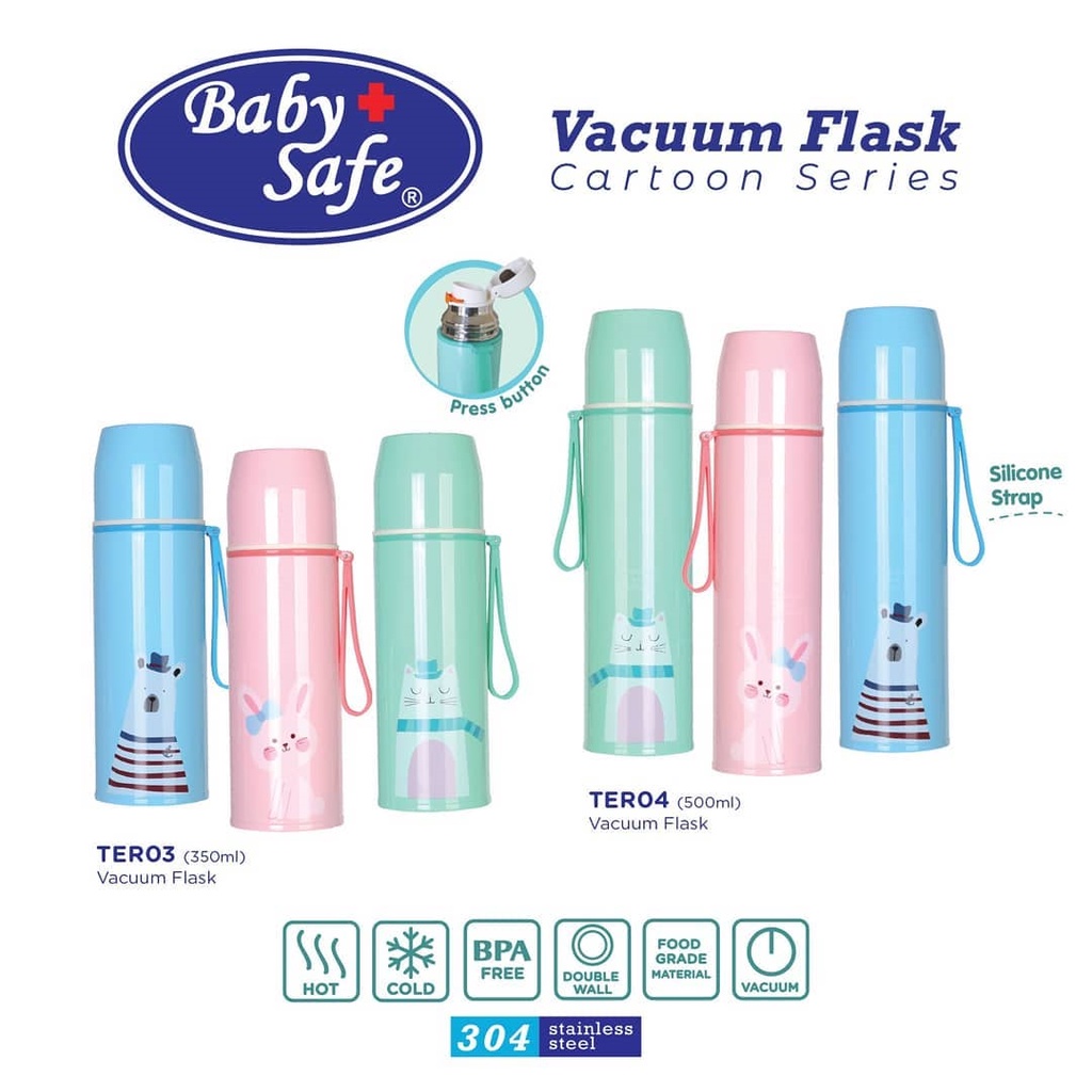 Baby Safe Vacuum Flask Traveling Termos Air Panas 500 ml TER004