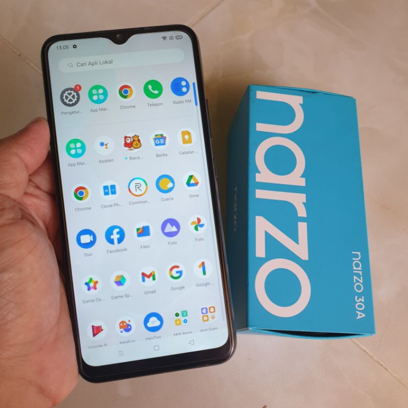 Realme Narzo 30A 4/64 Ram 4gb Rom 64gb second berkualitas