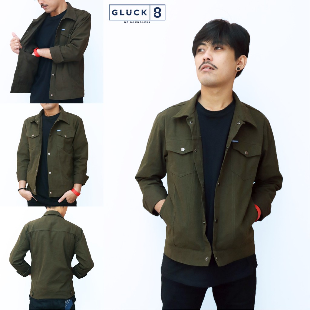 JAKET TRUCKER SIZE L / VOLKER TRUCKER JACKET / JAKET TRUCKER CASUAL