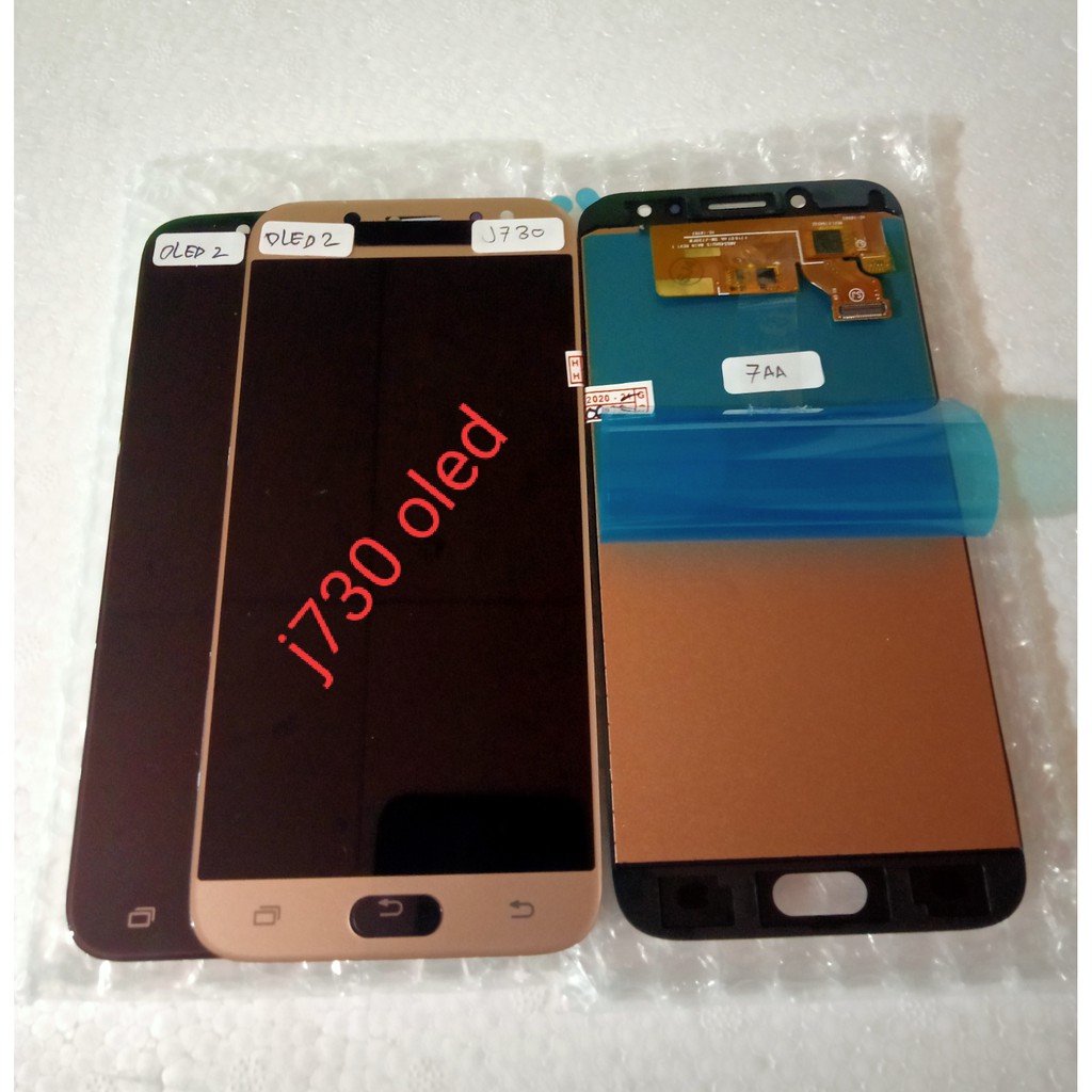 LCD SAMSUNG J730 J7 PRO FULLSET TOUCHSCREEN OLED1 /OLED 2 KONTRAS  BISA DI ATUR
