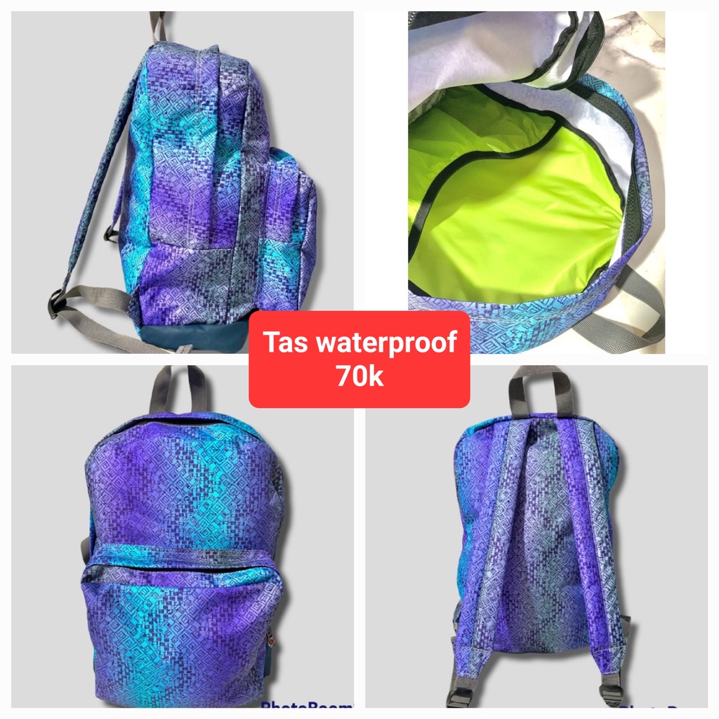TAS RANSEL IMPOR WATERPROOF - UNISEX