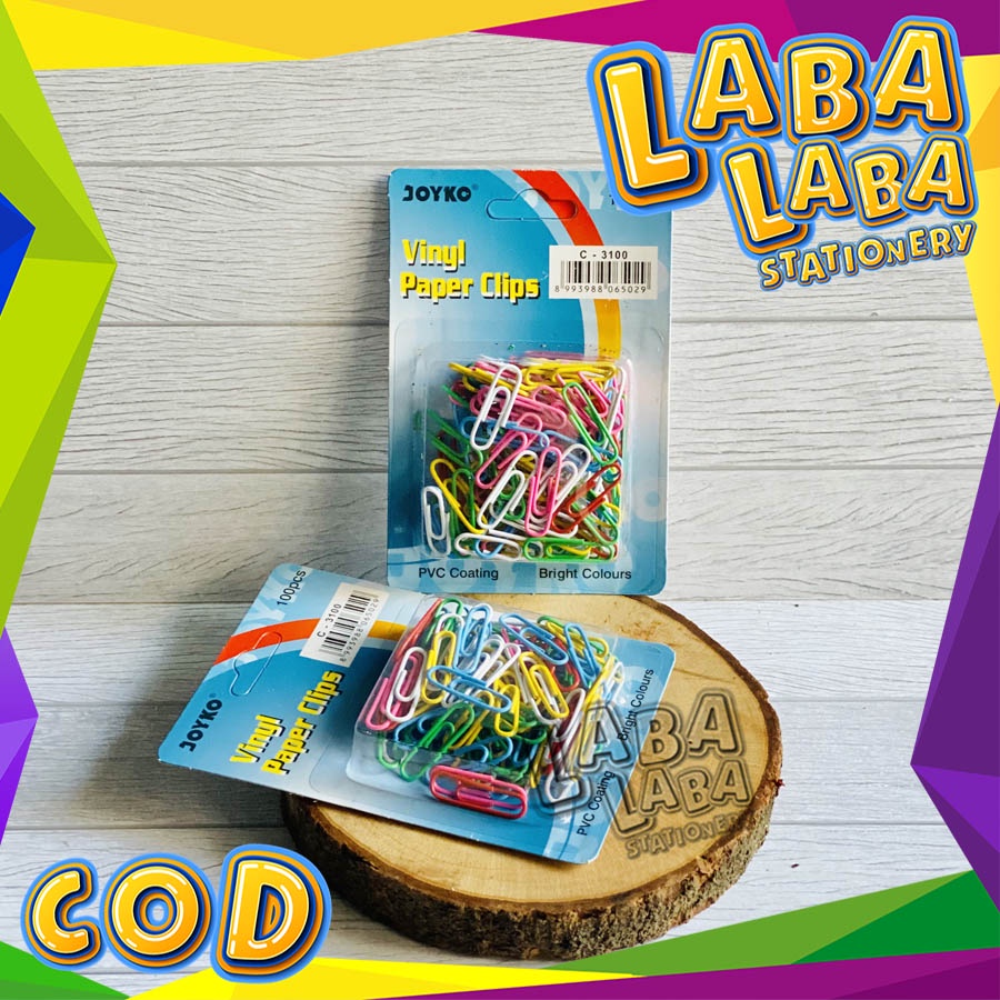 

LabalabaStationery Paper Clip / Klip Warna JOYKO C-3100