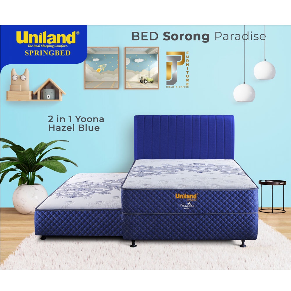 Springbed Uniland 2in1 Bed Sorong Paradise - Kasur Spring Bed Sorong 2in1 Ukuran 120 x 200 Cm