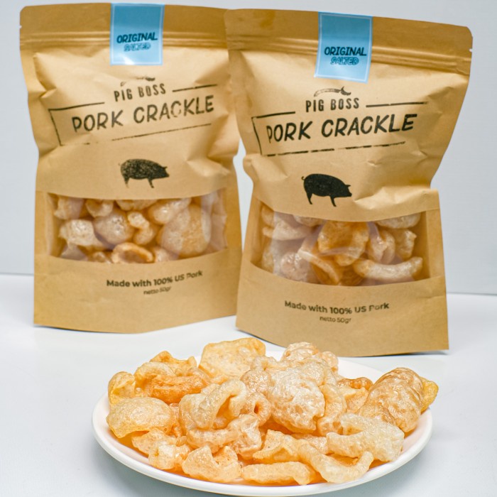 

PORK CRACKLE / KERUPUK KULIT BABI / KERUPUK SANCAM (US PORK) - 50 GR