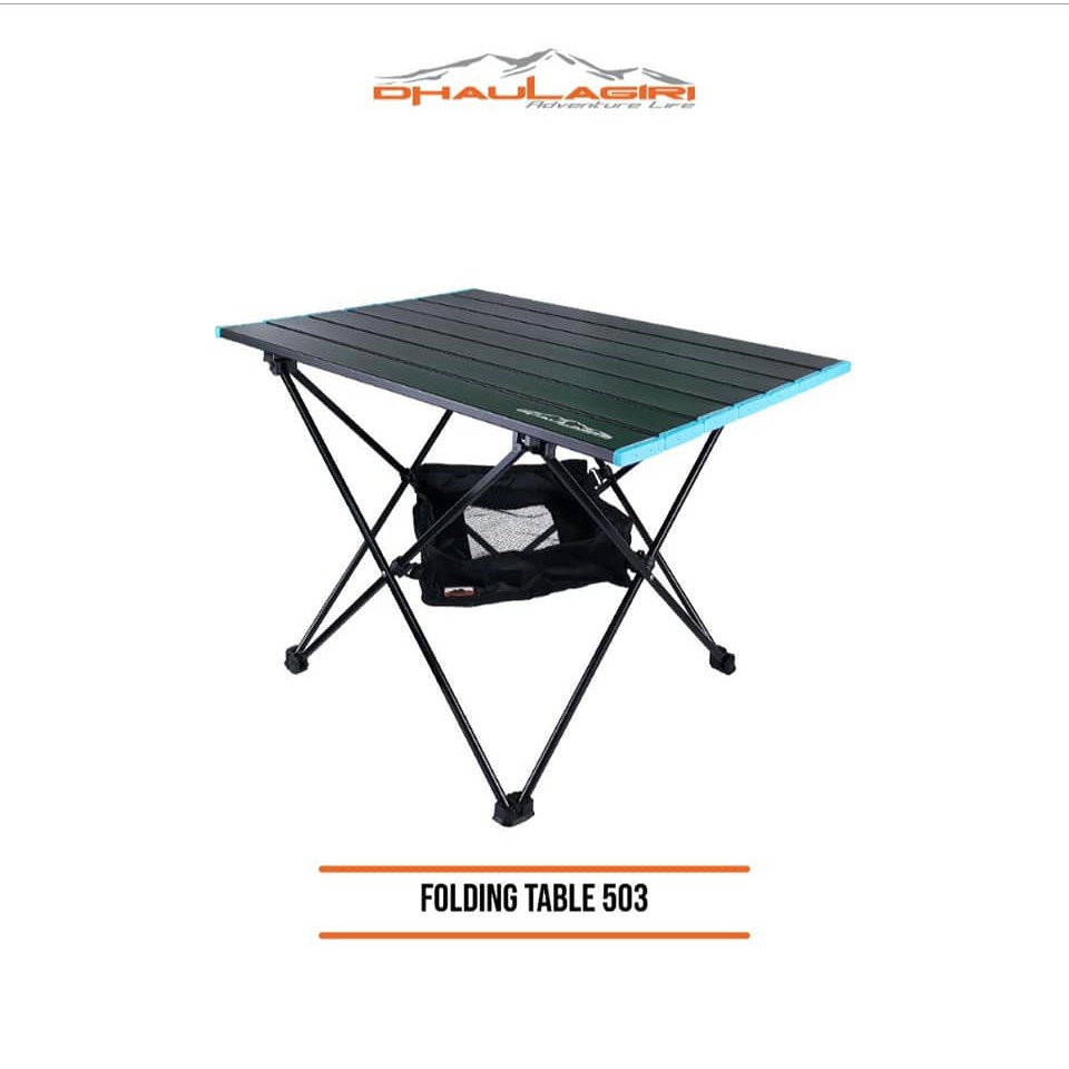[BISA COD] Meja Lipat 503 Dhaulagiri - Folding Table 503 - meja outdoor - meja hiking - meja lipet