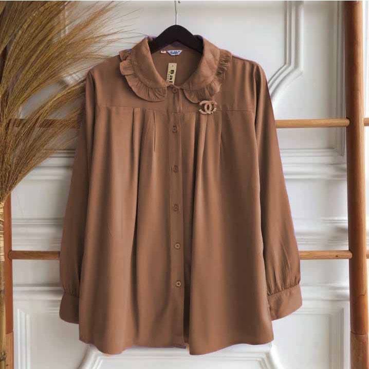 baju atasan wanita terbaru / BLOUSE WANITA / BLOUSE BIG SIZE / BLOUSE KERJA / ATASAN BLOUSE / BLOUSE KOREA / KEMEJA BLOUSE WANITA / BLOUSE RAYON / BLOUSE KEKINIAN / BLOUSE GIOVANI BAHAN RAYON PREMIUM MODEL KEKINIAN