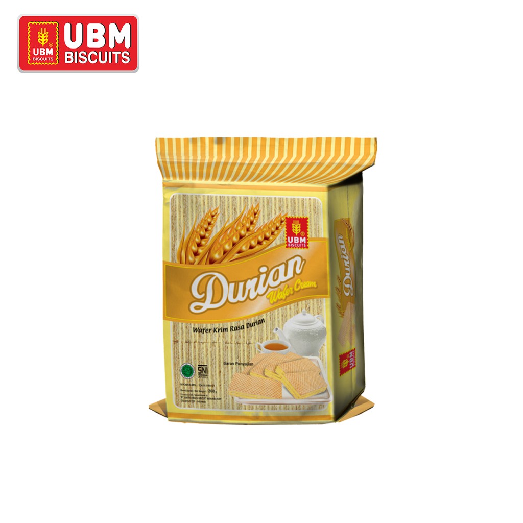 

UBM Biscuits Wafer Durian 230g