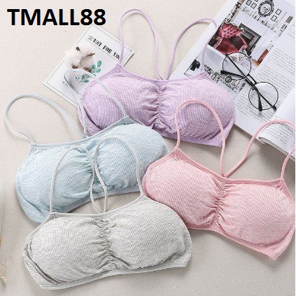 ♥TMALL88♥ COD Hot Sale Bra Wanita Model Tanpa Kawat Dengan Bahan Halus Sexy B74