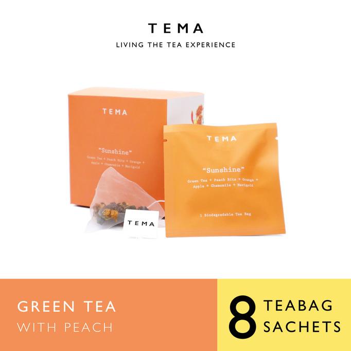 

[COD] TEMA Tea Bags - Sunshine / Peach Green Tea [COD]