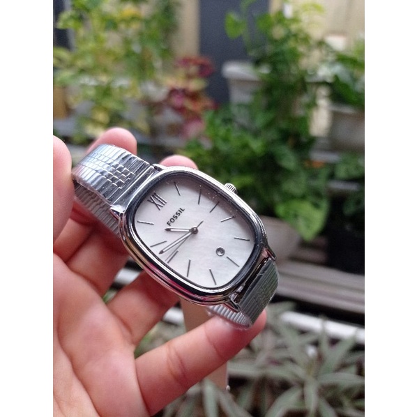 jam fossil cewek lyla bq3608 warna silver