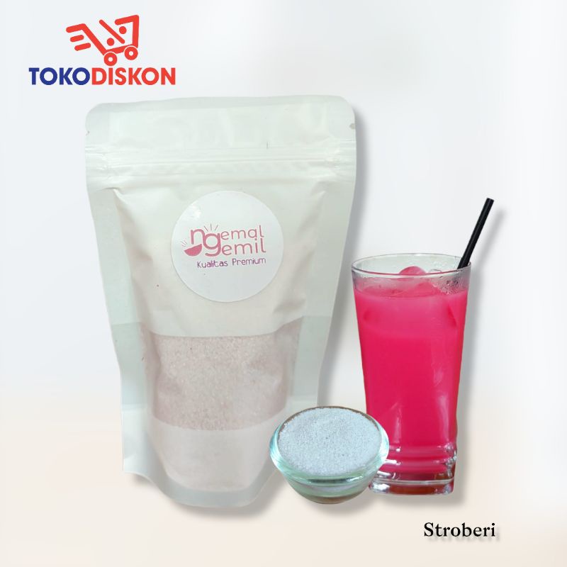 

Minuman Bubuk Rasa Stoberi // Premium