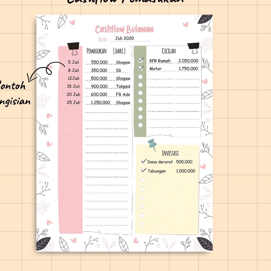 

Promo - Hanabi Uang Planner / Financial Planner Beli 2 Buku Gratis Pen Gel Kode FP04 ,.