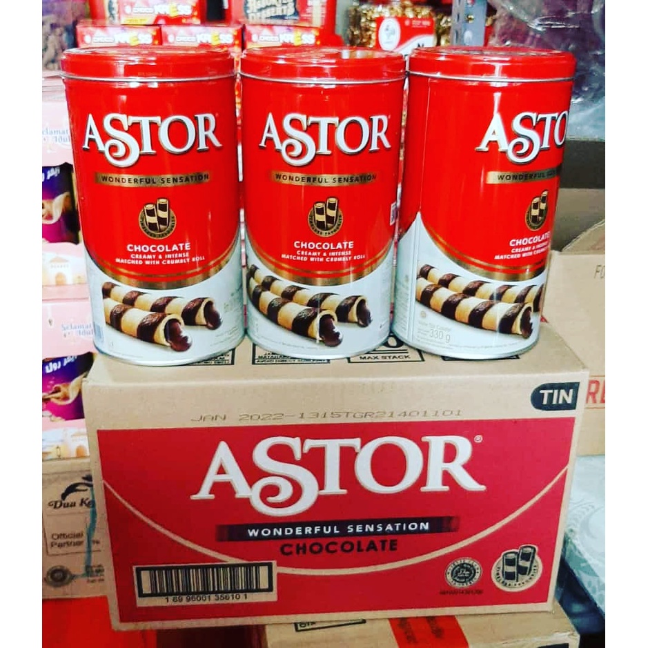 

[ASTOR TERLARIS] Astor Double Chocolate Wafer Roll 330 gram