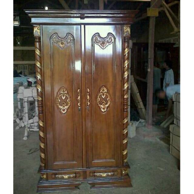 Lemari Peluru 2 pintu Jati Furniture