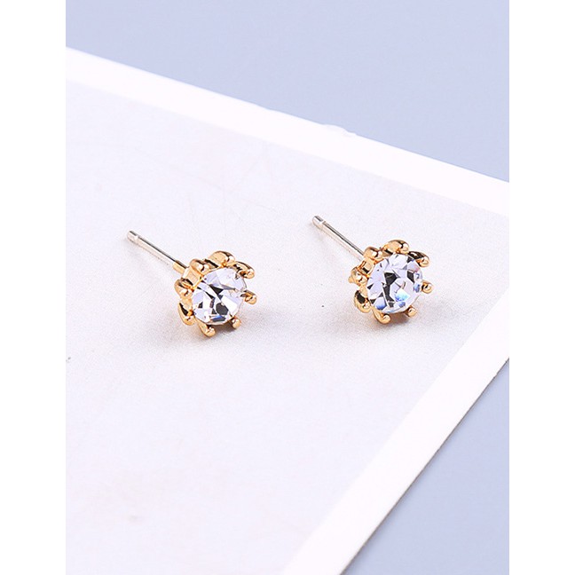 LRC Anting Tusuk Set Fashion Color Mushroom Flower S925 Sterling Silver Earrings F95562