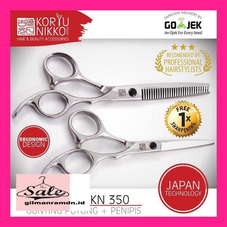 

Styrh10 Koryu Nikko Scissors - Paket Gunting Kn 350 - Silver Hram50S