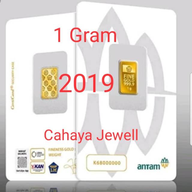 1Gram Emas Batangan/Logam Mulia / Gold Bar Antam 1gr