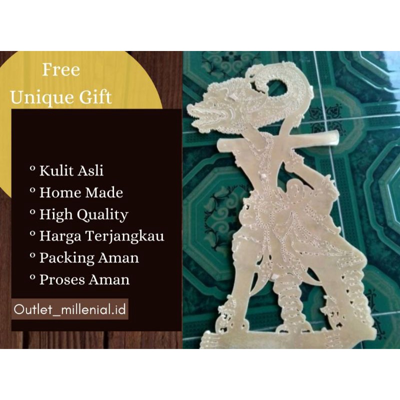 Jual Wayang Kulit Putihan Anoman Hanoman Shopee Indonesia