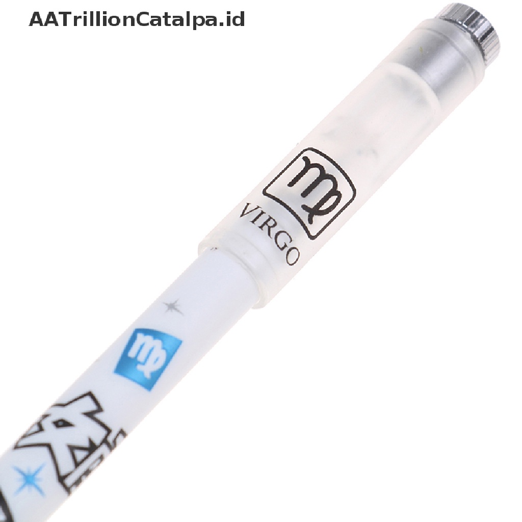 (AATrillionCatalpa) Pulpen Gel Dengan Lampu Untuk Pelajar