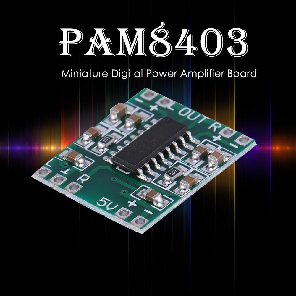 MOJITO 5/10pcs PAM8403 Mini Digital Amplifier Boards 2x3W Power Amplifier Modules