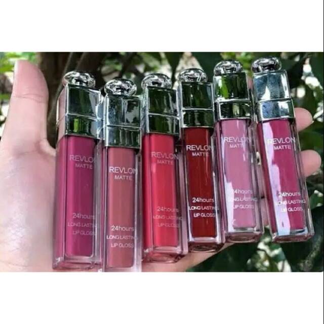[ORIGINAL BPOM] LIPSTICK REVLON NEW COLORS MATTE LIP GLOSS WATERPROOF T-048