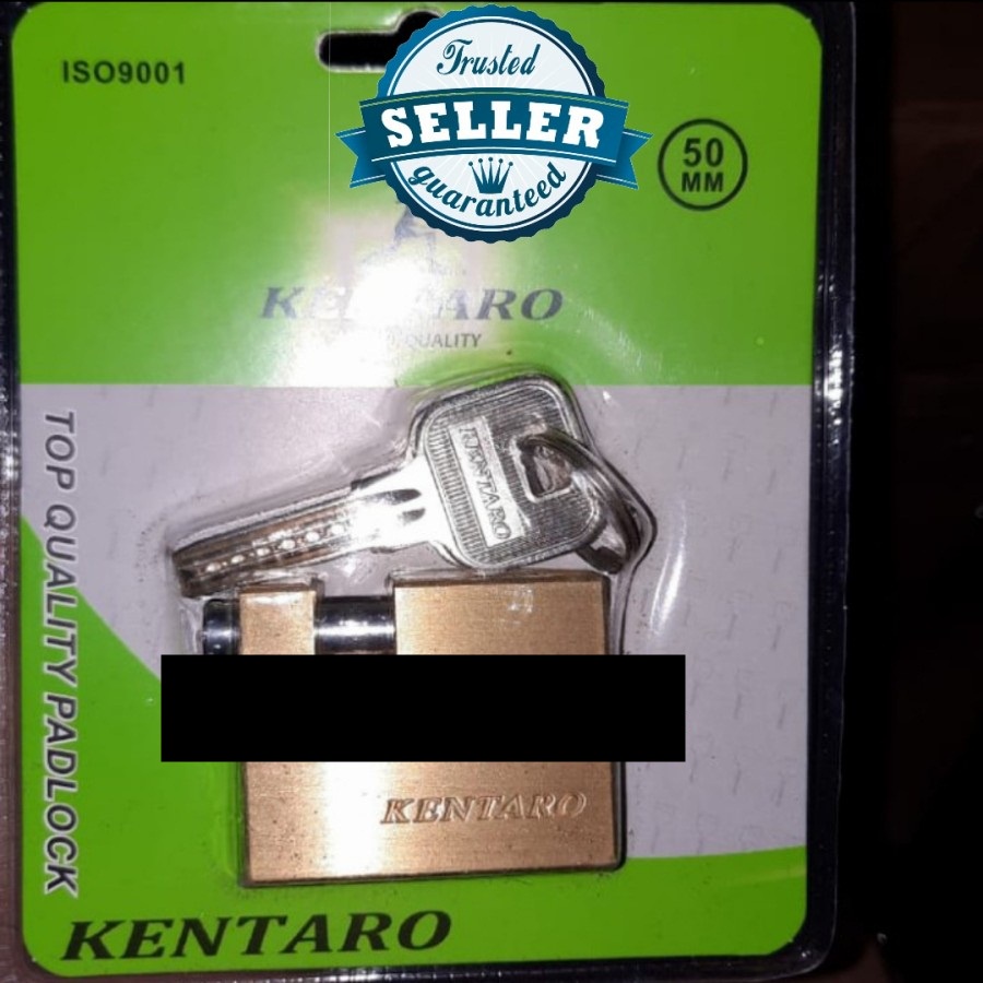 Gembok panzer kotak kuningan Kentaro 50 mm