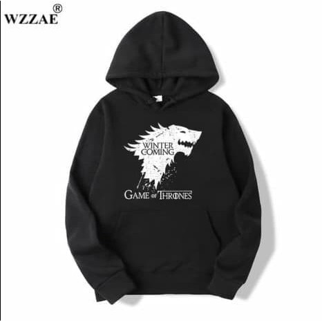 Jaket Hoodie Jumper Sweater Obral Murah WiNTER iS COMiNG GAME THRONESvv