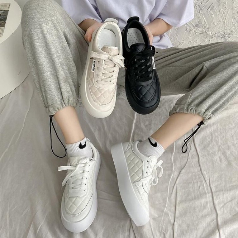 CaniKorea &quot;FREE BOX&quot; Suga Sepatu Sneakers Wanita Import Korean Fashion Sepatu Wanita Import Korea Import 9087