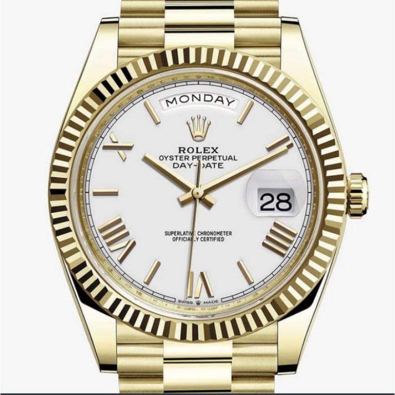 jam tangan pria ROLEX Daydate Swiss eta 1:1 Original