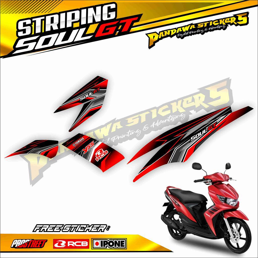 STRIPING VARIASI MOTOR MIO SOUL GT / STICKER LIST VARIASI YAMAHA MIO SOUL GT