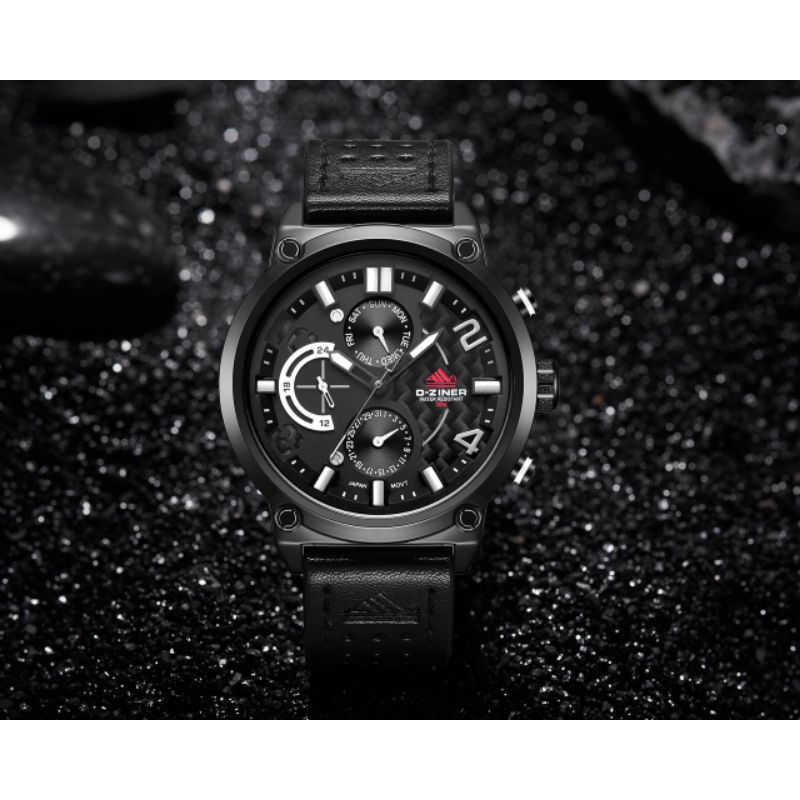 Jam Tangan Pria D-Ziner Original 9001 Garansi 1 Tahun