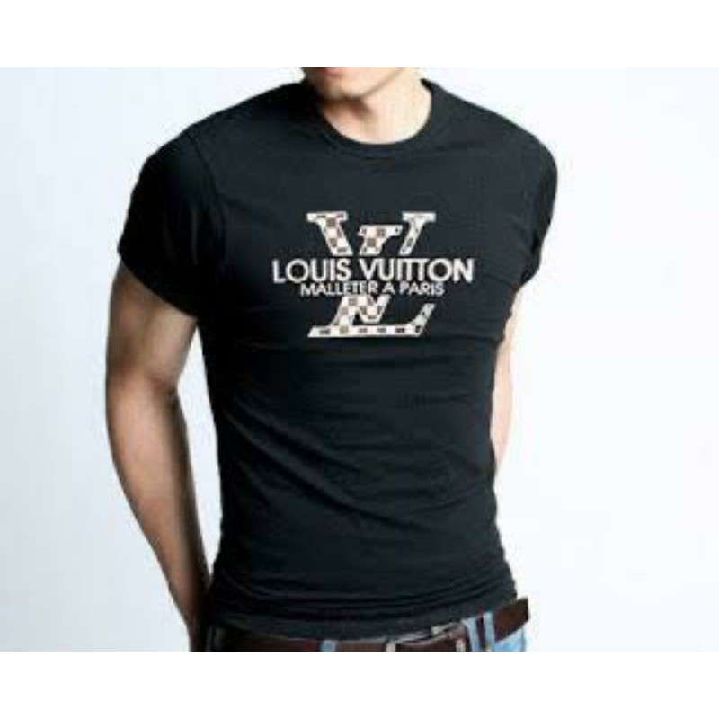 BAJU KAOS TSHIRT PRIA WANITA FASHION LV FASHION BRANDED