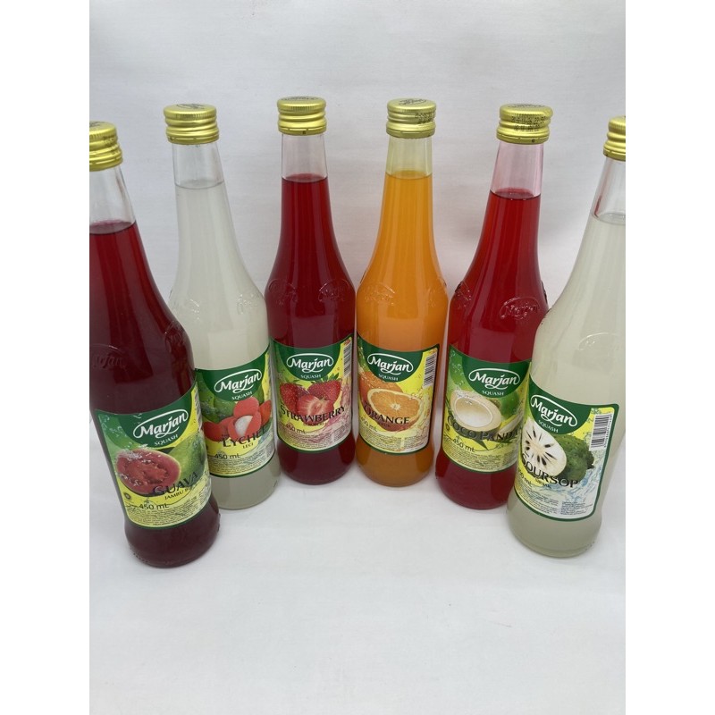

Marjan Squash SIRUP All Variant 460ml [HANYA GOSEND GRAB SAJA]