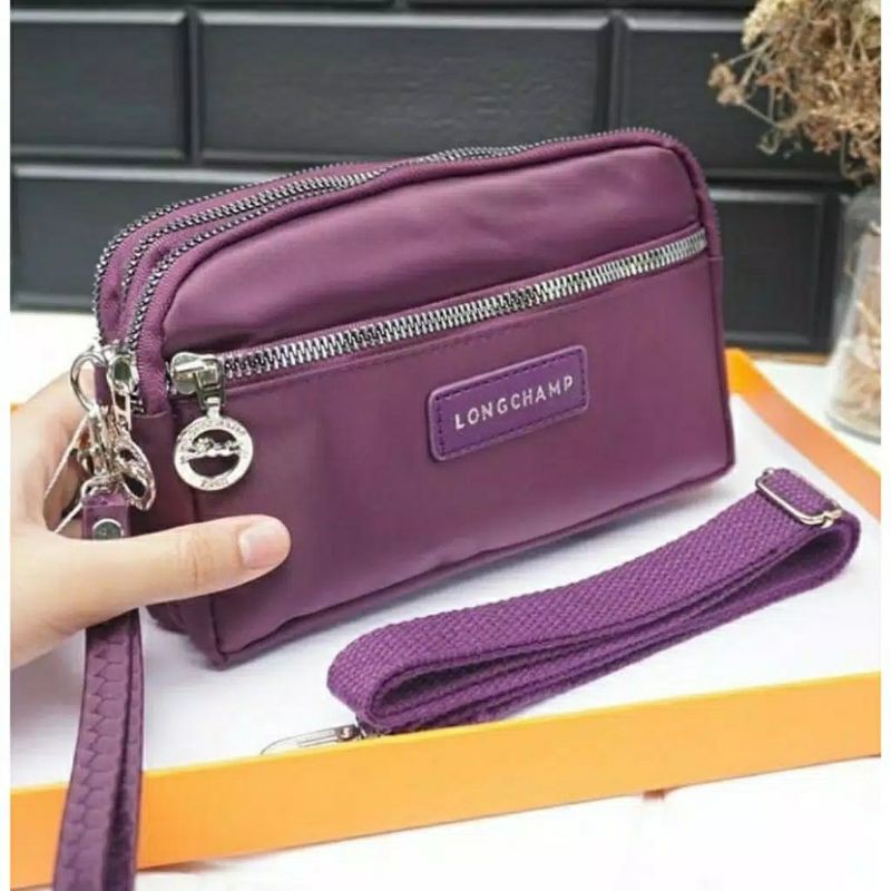 DOMPET WANITA/DOMPET SLEMPANG BAHAN PARASUT 0167LAV