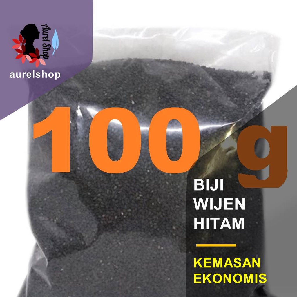 

100 gram Biji Wijen Hitam